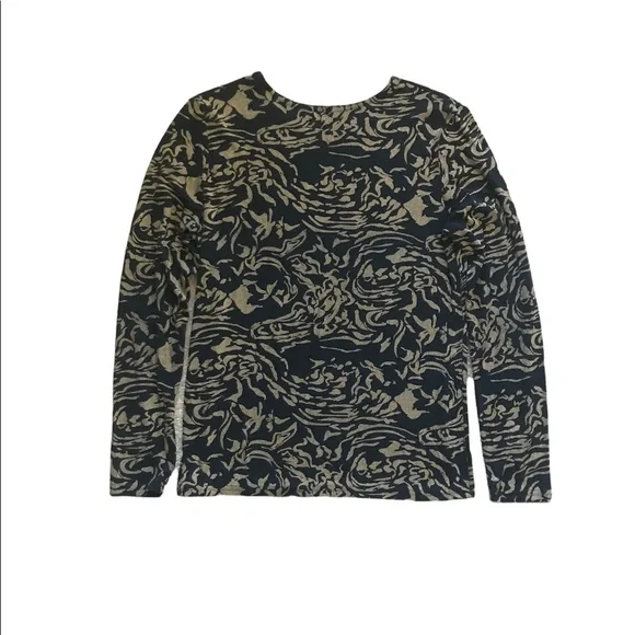 ⭐️Black/Gold, Long Sleeve Top⭐️ - Picture 4 of 7